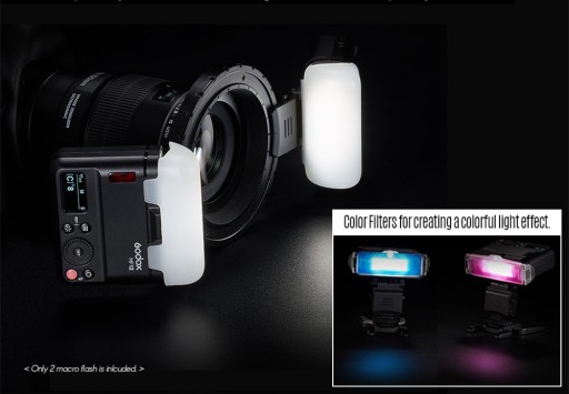 Godox MF12-K2 2PCS Macro Flash 2.4G Управление передачей