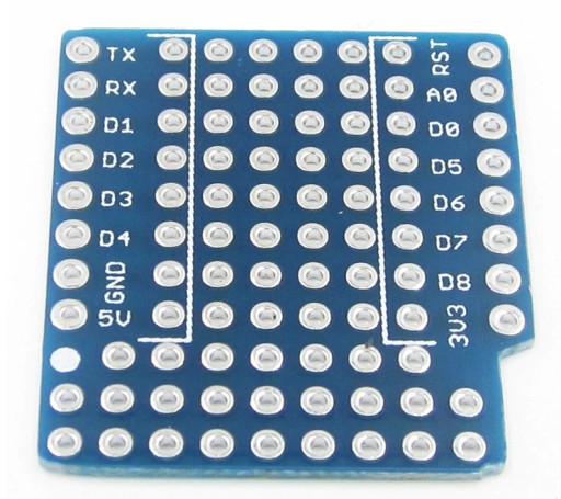 Прототип печатной платы WeMos protoshield