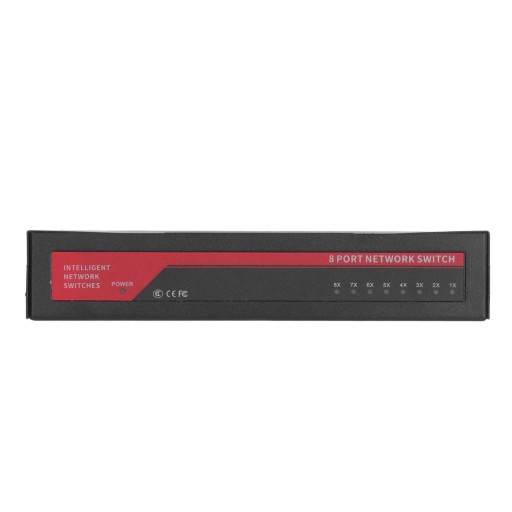 КОММУТАТОР POE ГИГАБИТНЫЙ 8 ПОРТОВ 10/100/1000 МБ/С 8XRJ45