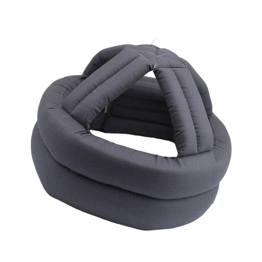 Soft Elder Head cap Elderly Youth Surgery Recovery Fall Protection Hat grey