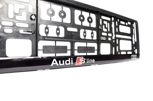 РАМКИ НОМЕРНОГО ЗНАКА AUDI SLINE 2 шт.