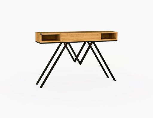 KONSOLA 100 cm DREWNO LITE DĄB OLCHA SKD-294