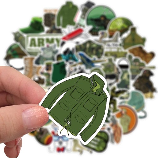 НАБОР ВОЕННЫХ НАКЛЕЙКОВ STICKERBOMB MIX 50 шт.