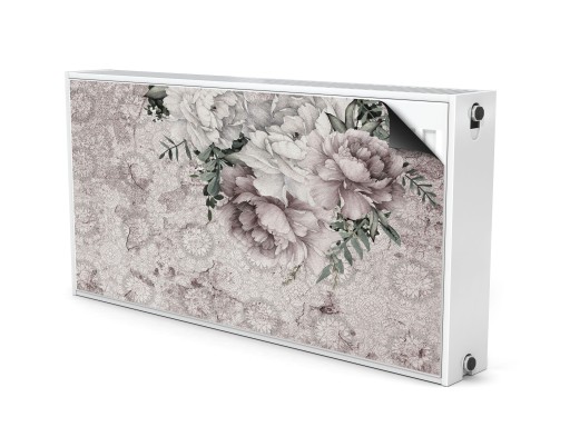 Mata MAGNETYCZNA Peonie Kwiaty Styl Retro 80x60