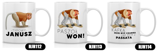 Подарочная КРУЖКА NOSACZ Janusz Funny Designs