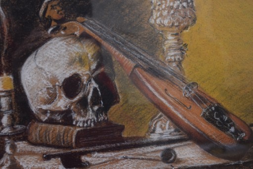 ПОЛЬ СЕЗАНН — «MEMENTO MORI» — СТАРИННАЯ КАРТИНА ИЗ ФРАНЦИИ