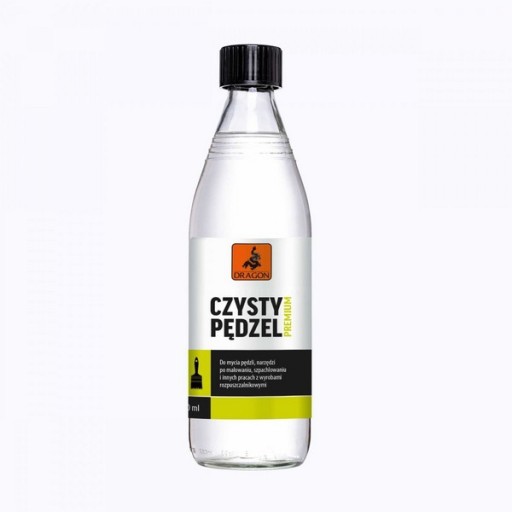 Płyn Rozcieńczalnik Do Mycia Pędzli Narzędzi 0,5L Dragon rozpuszczalnik