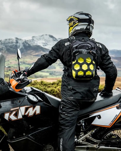 Kriega TRAIL 9 Multicam Черный мотоциклетный рюкзак