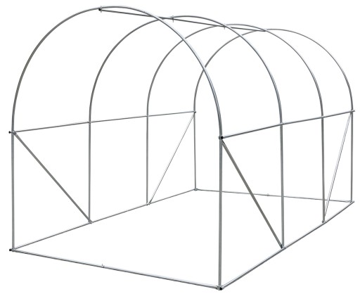 SZKLARNIA TUNEL FOLIOWY OGRODOWY ZIELONY 200X300X200CM 6m2