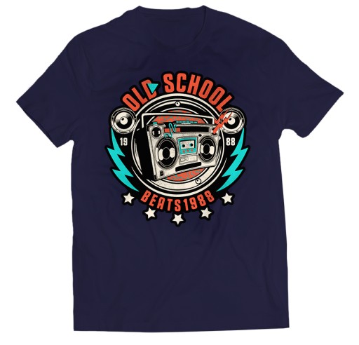 ФУТБОЛКА BOOMBOX OLDSCHOOL RADIO ROCK XXL