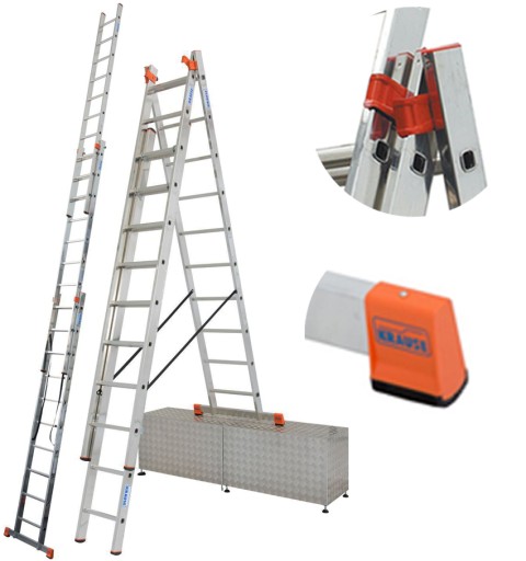 Лестница KRAUSE TRIBILO 3x10 129765 7,65м Для ЛЕСТНИЦ
