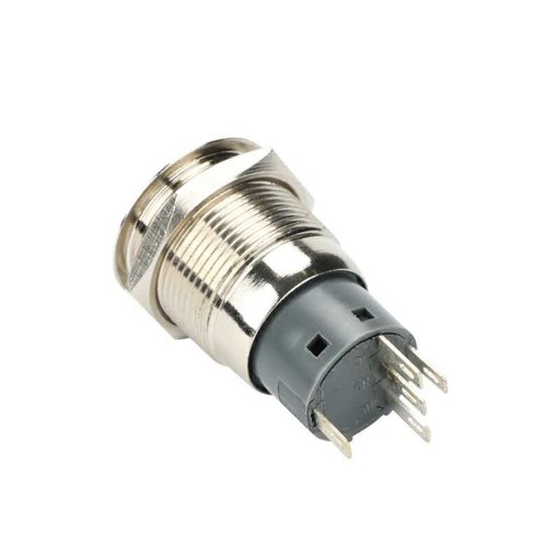 PRZYCISK BISTABILNY DWUKOLOROWY 250V 5A 19x38MM CZERWONY ZIELONY