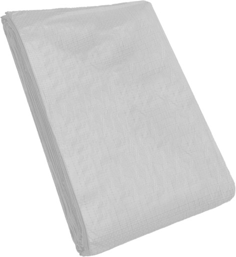 PLANDEKA GRUBA MOCNA WODOODPORNA 1,5x10 BIAŁA OKRYCIE MROZOODPORNA UV+ 140g