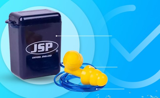 Беруши JSP MaxiFit PRO с венами, 1 пара