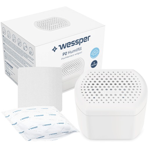 Поглотитель влаги Wessper, осушитель для дома + 2 картриджа