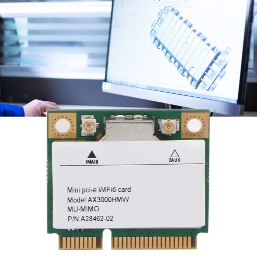 СЕТЕВАЯ КАРТА MINI PCIE WIFI6 3000 МБ/С БЫСТРАЯ