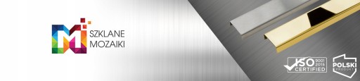 Декоративная отделочная планка GOLD для плитки шириной 270 см.
