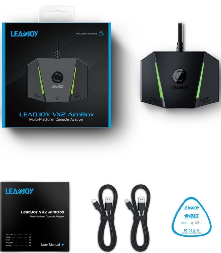 LEADJOY AIMBOX АДАПТЕР ДЛЯ КЛАВИАТУРЫ И МЫШИ XBOX PSP NINTENDO Switch Xbox One, Xbox