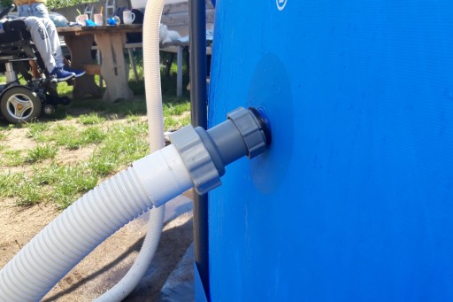 2x ОПОРЫ ТРУБ БАССЕЙНА для INTEX BESTWAY POOL на РЕДУКЦИОННОМ ПЕРЕХОДНИКЕ 32x38