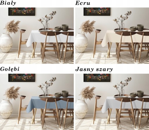 OBRUS PLAMOODPORNY - 4 SEASONS - KOLORY 140X210 CM