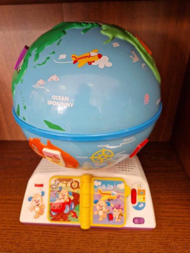 ОБРАЗОВАТЕЛЬНАЯ ИГРУШКА FISHER PRICE EXPLORER'S GLOBUS со звуком DRJ85