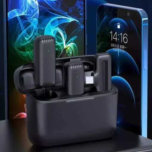 Беспроводной петличный микрофон J12 Light USB C для iPhone Android