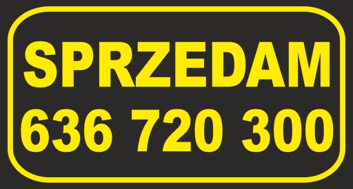 Tablica Szyld SPRZEDAM dom do wynajęcia 100x50cm