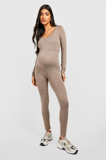 Вязаный комбинезон для беременных boohoo Marl 38