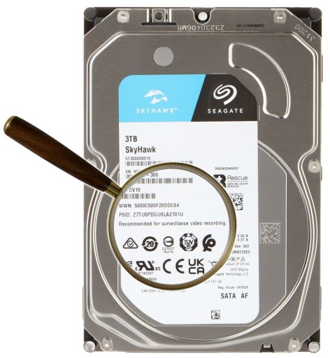 ДИСК ДЛЯ РЕГИСТРАТОРА HDD-ST3000VX015 3ТБ 24/7 SkyHawk SEAGATE