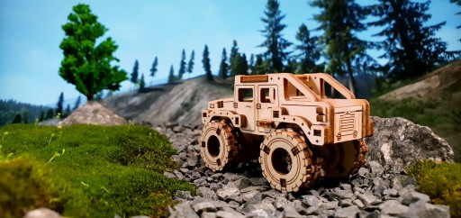 3D-пазл Механический автомобиль Monster Truck 2