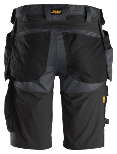 Snickers 6141 эластичные рабочие шорты с карманами Stretch Grey 60