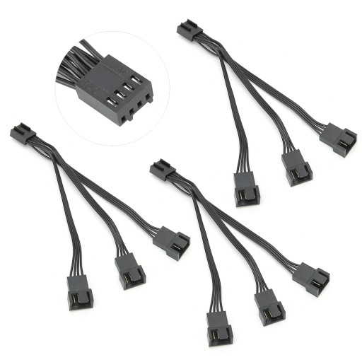 РАСПРЕДЕЛИТЕЛЬ ДЛЯ ВЕНТИЛЯТОРОВ 3 Х 4 PIN 3 ШТ.