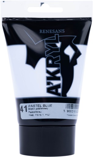 FARBA AKRYLOWA RENESANS 100ml BŁĘKIT PASTELOWY 41