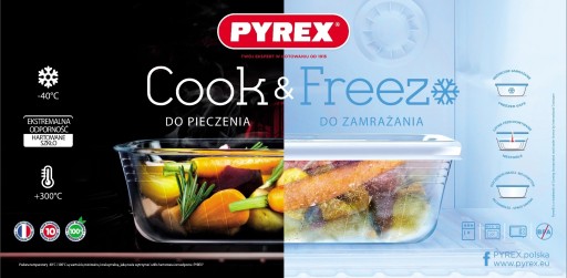 Naczynie żaroodporne Cook&Freez 0,85 L PYREX