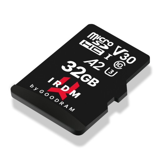 Карта памяти GOODRAM IRDM 32 ГБ U3 A2 + адаптер