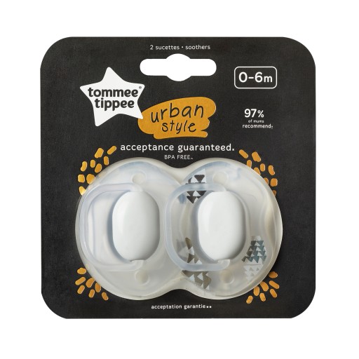 Пустышка Tommee Tippee UrbanStyle для детей 0–6 мес.
