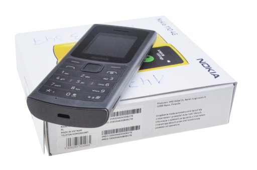 NOKIA 110 4G TA-1386/DS CZARNA