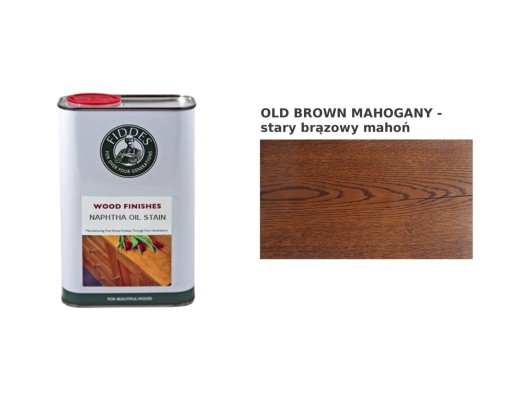 ФИДДЕС Масло-керосиновая морилка для полировки НАФТА OLD MAHOGANY старое красное дерево 1