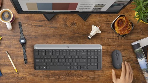 Набор беспроводной клавиатуры и мыши Logitech MK470 для компьютера 920-009204