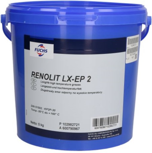FUCHS RENOLIT LX-EP2 5KG - литиевая смазка