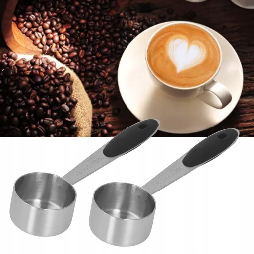 MIARKA DO KAWY HERBATY ŁYŻECZKA ŁYŻKA 1/8CUP 30ML 2SZT