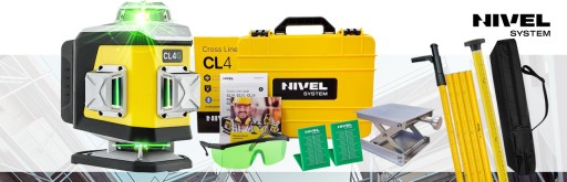 NIVEL СИСТЕМА CL4G CROSS LASER ЗЕЛЕНЫЙ + ПОЛЮС