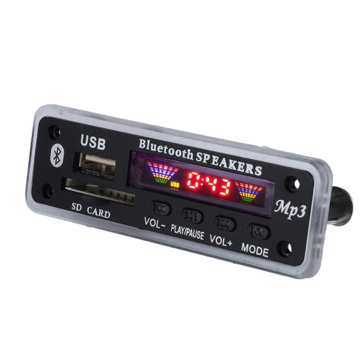 МОДУЛЬ USB-ПЛЕЕРА BLUETOOTH MP3 РАДИО, ЧЕРНЫЙ