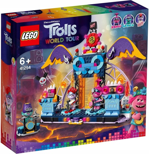 LEGO Trolls 41254 КОНЦЕРТ В ВУЛКАНО-РОК-СИТИ