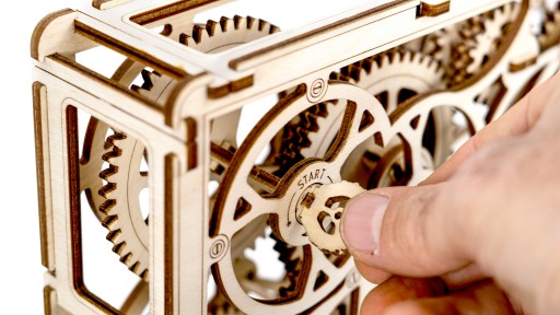 Деревянный 3D-пазл с кинетической картинкой - Wooden.City