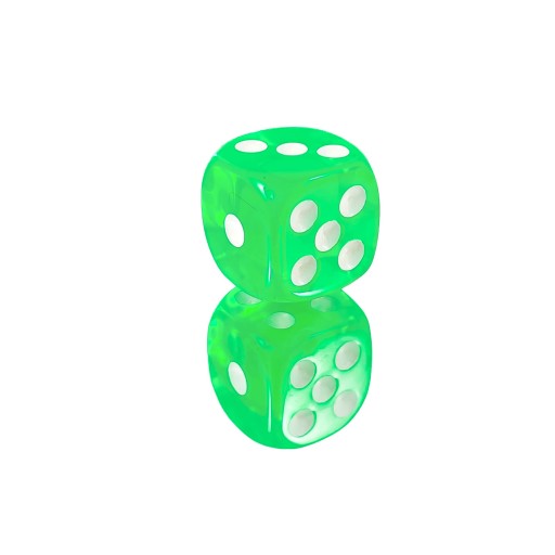 ZESTAW 10 KOSTEK K6 RPG ZIELNIK DRUIDA KOŚĆ 1,1 CM