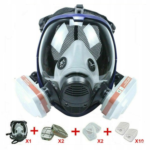 PAINT MASK FULL 6800 НАБОР С ФИЛЬТРАМИ ПОЛНОДЫШАЩАЯ МАСКА 5 В 1