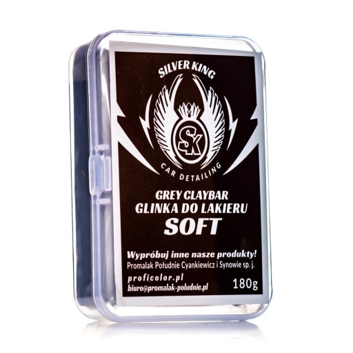 НЕЖНАЯ ГЛИНА ДЛЯ ОЧИЩЕНИЯ КРАСОК 180г SILVER KING