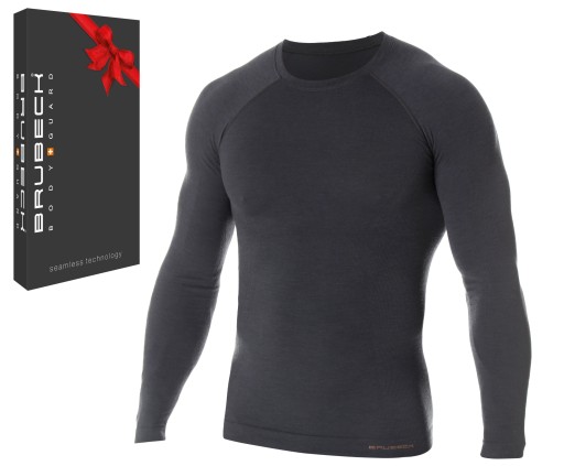 Koszulka męska Brubeck ACTIVE WOOL Termoaktywna M