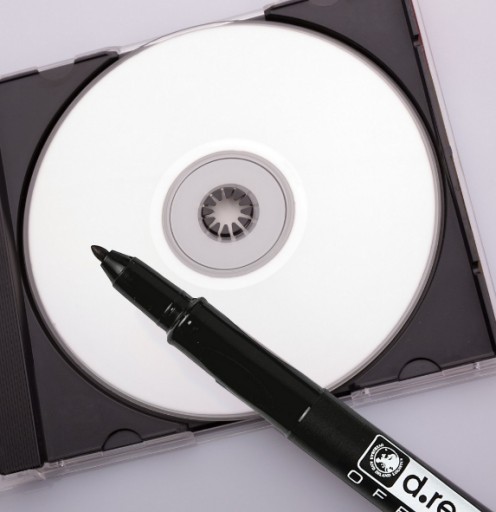Перманентный маркер для CD/DVD дисков 1,0 мм ЧЕРНЫЙ